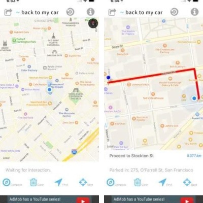 Aplicativos de localizador de carro