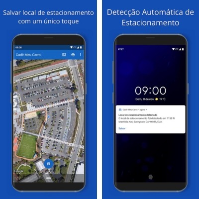 Aplicativos de localizador de carro
